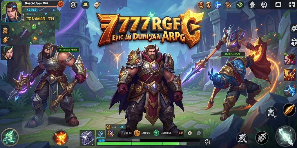 Screenshot gameplay <strong>777RT</strong> menampilkan aksi seru dalam pertarungan ARPG.