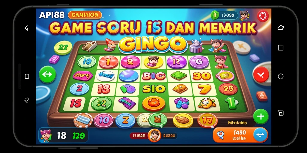 Tangkapan layar gameplay API88 yang penuh warna dan menarik dalam permainan Bingo.