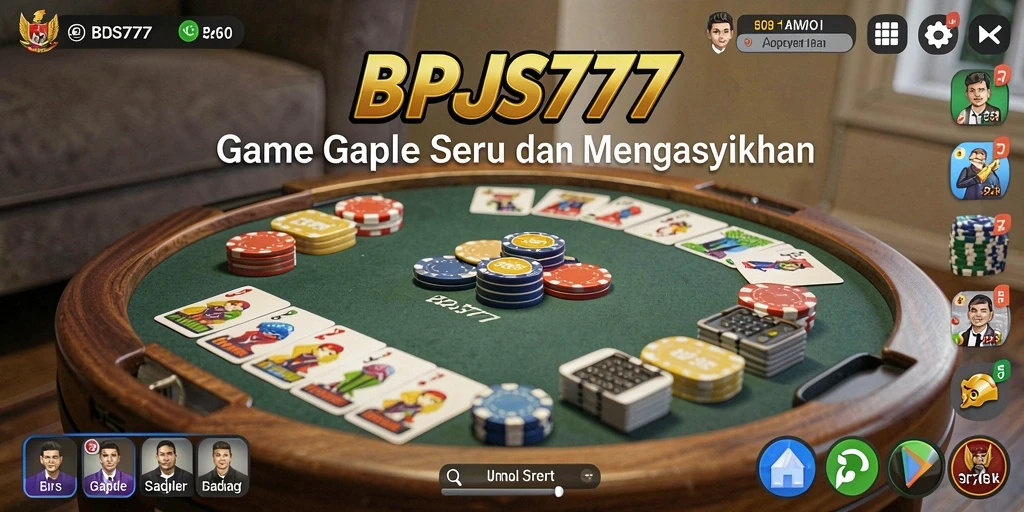 Screenshot gameplay Gaple yang menarik dan interaktif.