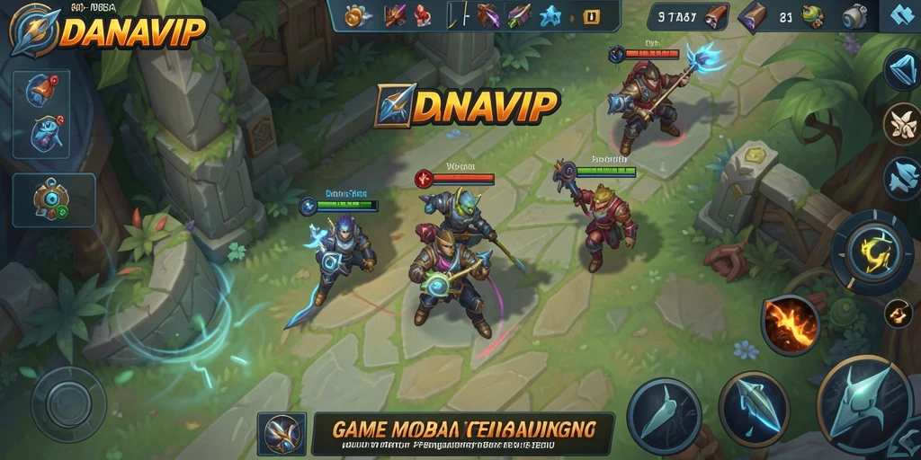 Gameplay seru DANAVIP dengan aksi cepat dan strategi.