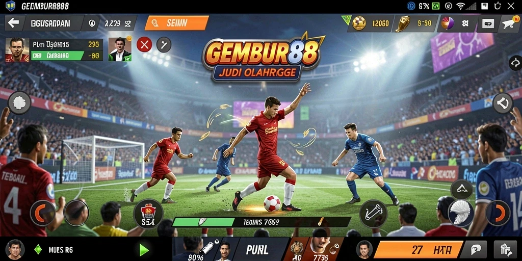 Tampilan gameplay sportsbook yang mendebarkan dan interaktif.