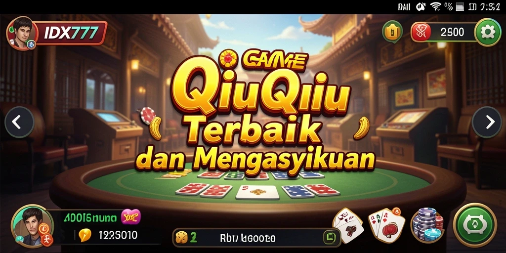 Tampilan gameplay seru dalam IDX777 QiuQiu.