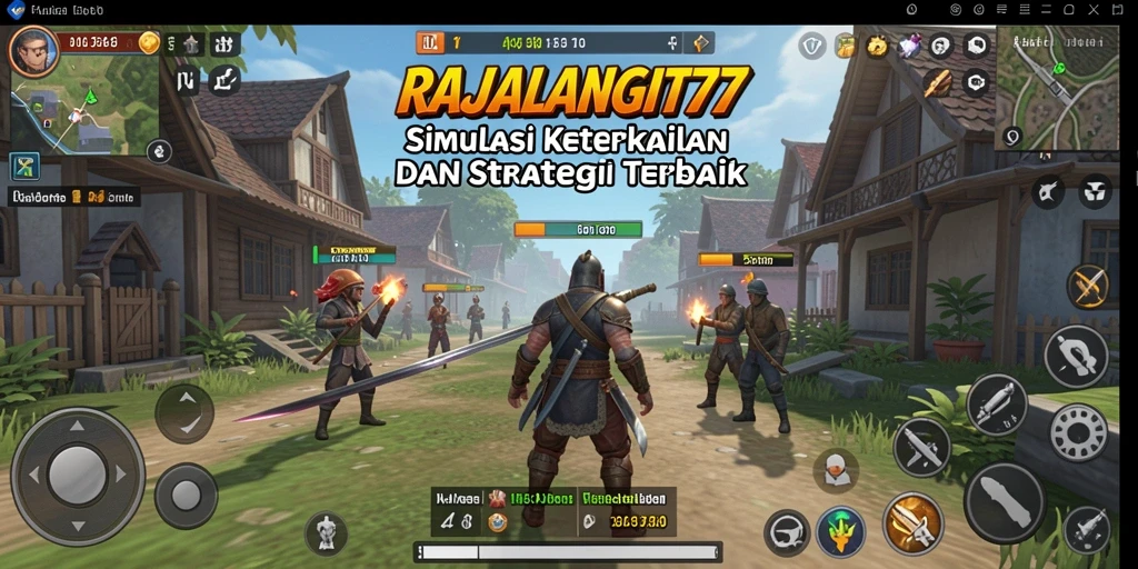 Tampilan gameplay RAJALANGIT77 yang menantang dan seru.