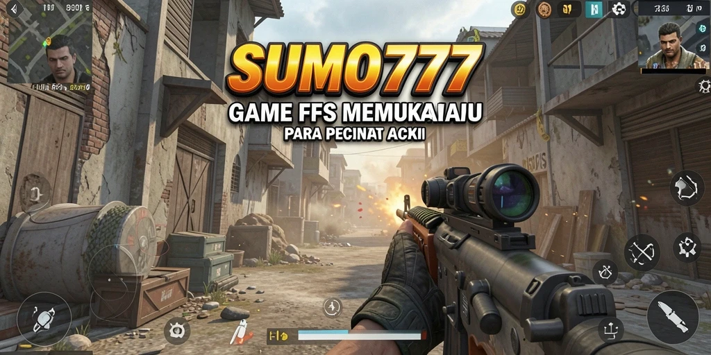 Gameplay mendebarkan di SUMO777 dengan aksi tembak-menembak intens.